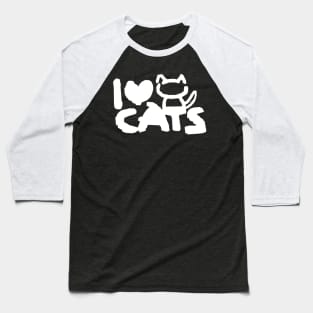 I love CATS Baseball T-Shirt